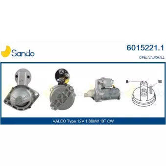Démarreur SANDO OEM 6202105