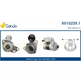Démarreur SANDO OEM 020911023T