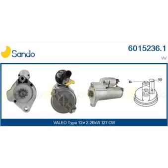 Démarreur SANDO OEM 2h0911023f