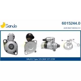 Démarreur SANDO OEM 02M911024A