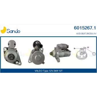 Démarreur SANDO OEM 02Z911024D