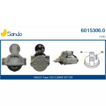 Démarreur SANDO OEM BK3T11000FA