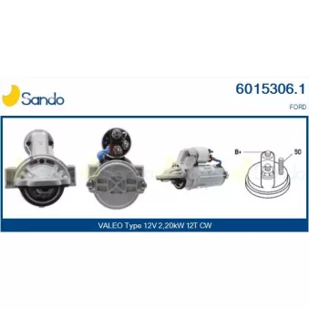 Démarreur SANDO OEM BK3T11000FA