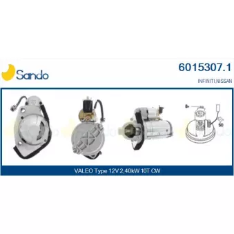 Démarreur SANDO 6015307.1