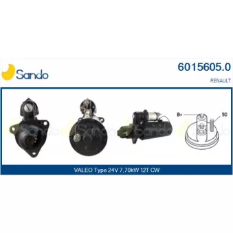 Démarreur SANDO OEM 5010235158