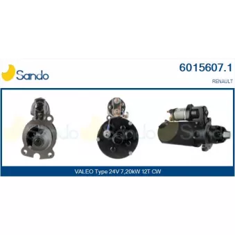 Démarreur SANDO OEM 5010217957