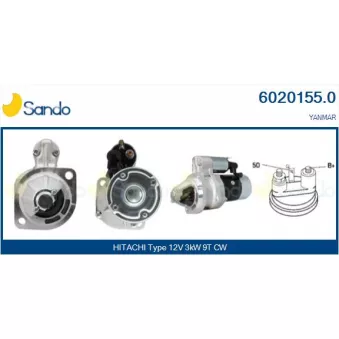Démarreur SANDO OEM 12995377010
