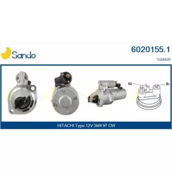 Démarreur SANDO OEM 12995377010