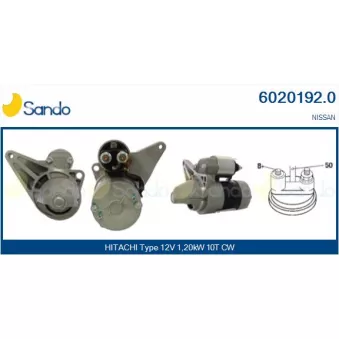 Démarreur SANDO OEM S114876A