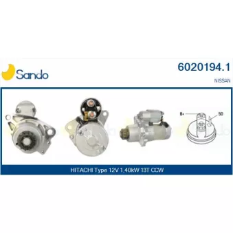 Démarreur SANDO OEM S114844A