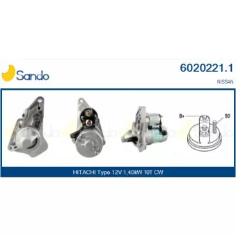 Démarreur SANDO OEM M0T32171