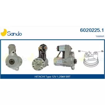 Démarreur SANDO OEM 11840077020
