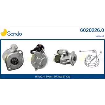Démarreur SANDO OEM 14522114