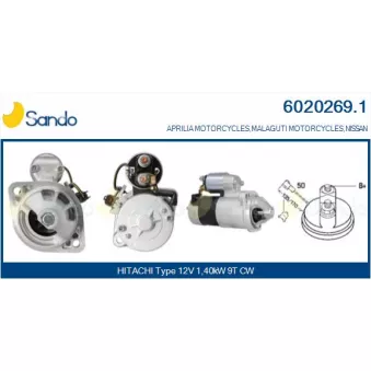 Démarreur SANDO 6020269.1
