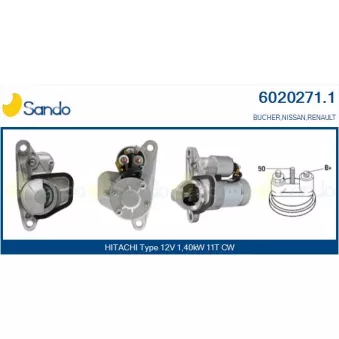 Démarreur SANDO 6020271.1