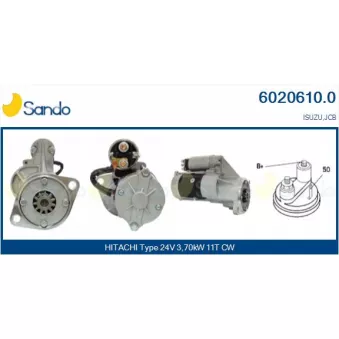 Démarreur SANDO OEM S25514A