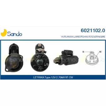 Démarreur SANDO OEM 296193300