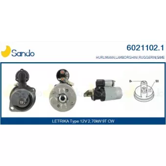 Démarreur SANDO OEM 296193300