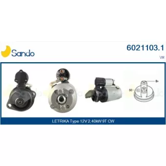 Démarreur SANDO OEM 35532022A