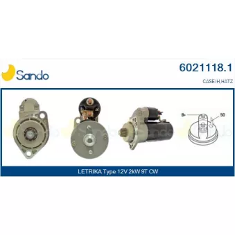 Démarreur SANDO OEM 98417134