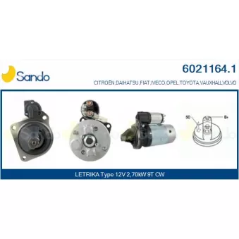 Démarreur SANDO 6021164.1