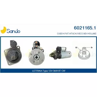 Démarreur SANDO OEM 6005706621