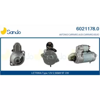 Démarreur SANDO OEM 136958