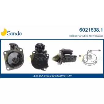 Démarreur SANDO OEM 42498142