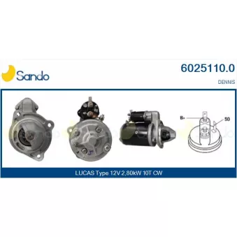 SANDO 6025110.0 - Démarreur