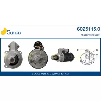 Démarreur SANDO 6025115.0