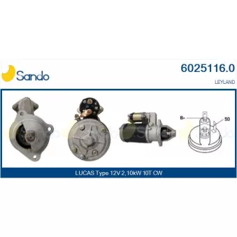 SANDO 6025116.0 - Démarreur