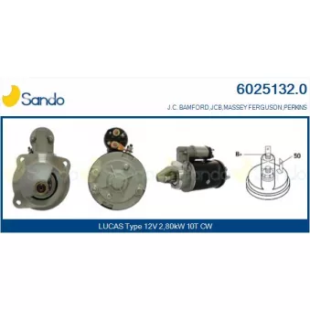 Démarreur SANDO OEM 13028AA072