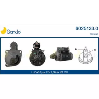 Démarreur SANDO OEM 2873A013