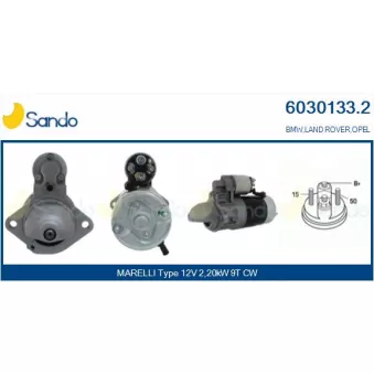 Démarreur SANDO OEM 12411289520