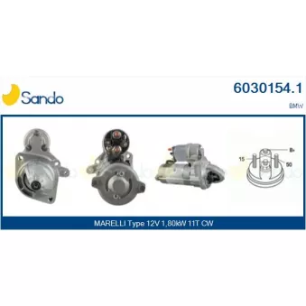 Démarreur SANDO OEM 12414496934