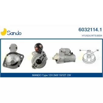 Démarreur SANDO OEM M2T87072ZT
