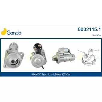 Démarreur SANDO OEM 3610042450