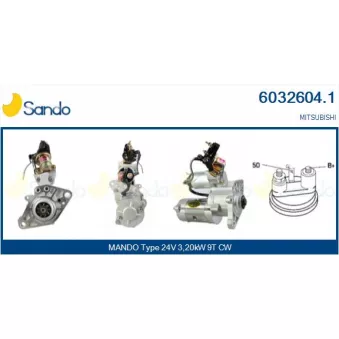 Démarreur SANDO OEM 3610041010