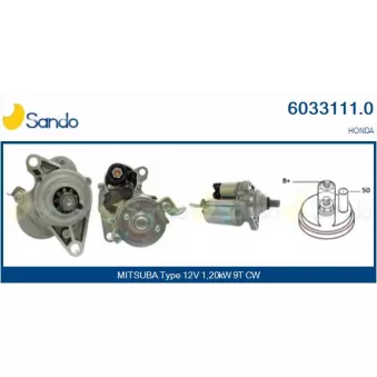 Démarreur SANDO OEM 31200RJH01