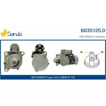 Démarreur SANDO OEM M2T87671AM