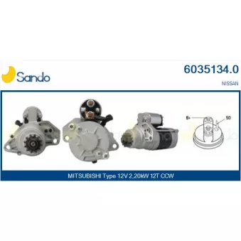 Démarreur SANDO OEM 23300WD000