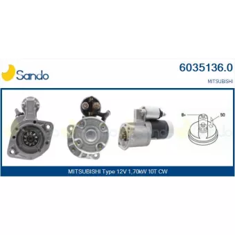 SANDO 6035136.0 - Démarreur