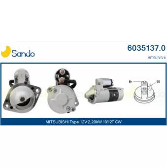 Démarreur SANDO OEM M2T87072ZT