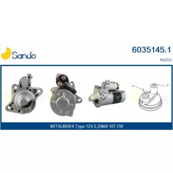 Démarreur SANDO OEM M2T87471