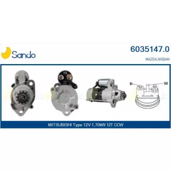Démarreur SANDO OEM 23300AU600