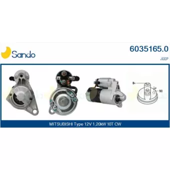 Démarreur SANDO OEM MT91182