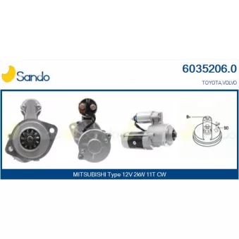 Démarreur SANDO OEM M002T56475