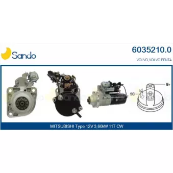 Démarreur SANDO OEM M8T55578