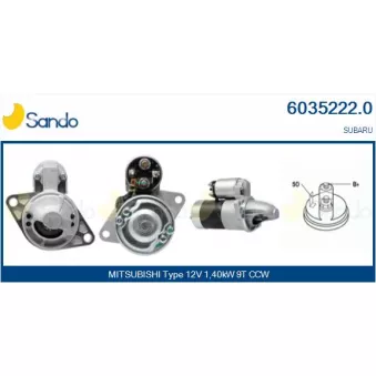 Démarreur SANDO OEM 23300AA460