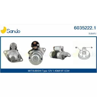Démarreur SANDO OEM 23300AA460